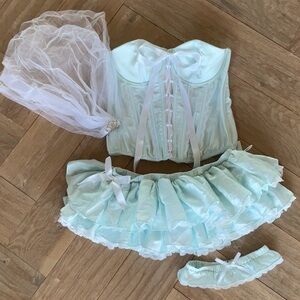 Sexy Little Things- Victoria Secret -Something Blue Wedding Lingerie